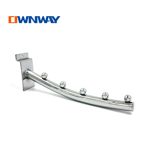 hrome metal slatwall display hook AYW19025J5 hrome metal slatwall display hook AYW19025J5