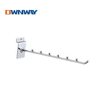 Metal chrome wire display hook for slatwall AYZ66027J6 Metal chrome wire display hook for slatwall AYZ66027J6
