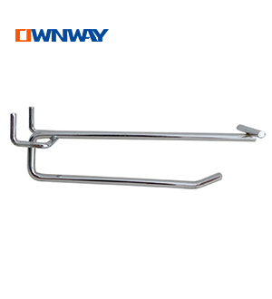 Chrome metal Pegboard hooks Swholesale AU06010H40S25 Chrome metal Pegboard hooks Swholesale AU06010H40S25