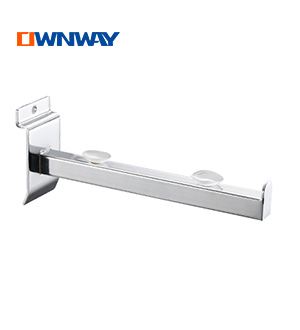 Chrome Wall mounted display hook/glass shelf AFZ22030R2D