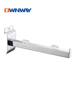 Chrome Wall mounted display hook/glass shelf AFZ22030R2D