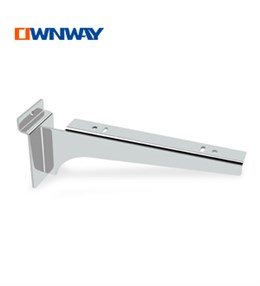 Metal chrome waterfall display hook for slatwall  AP02025A