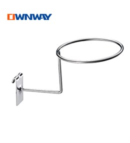 supermarket metal chrome gridwall display hook BYS16035J7