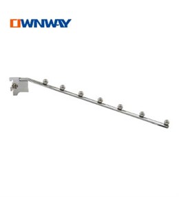 Metal chrome wire display hook for slotted channel DYW66027J7