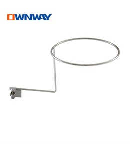 Metal Rack for Hat Display to Slotted Channel DMW