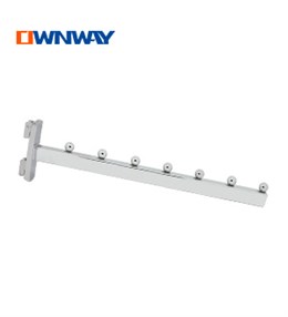 Metal chrome 7 beads wall mounting display hanger EFZ11030J7