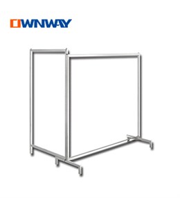Two sides stainless steel garment display rack HQHS-3313