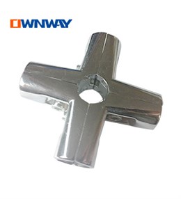 4 way 25mm round tube connector HQ054