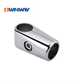 metal 25mm round tube connector with 2 ways HQ035