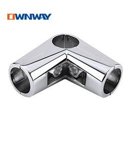 3-way 25mm round pipe connector