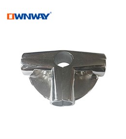 3 way metal chrome pipe joint