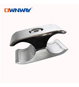 Factory wholesale Chrome 2 way 25mm round tube connector
