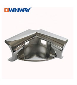 wholesale chrome 25mm tube connector