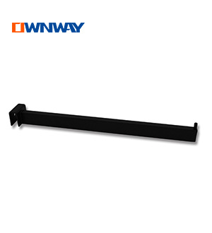 Clothing hanger rectangle tube black Display hooks FGZ00040I1