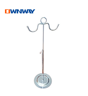 adjustable bag display racks chrome display stand HQKVP9