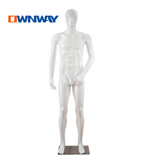 window display shiny full body male plastic mannequin HQM02
