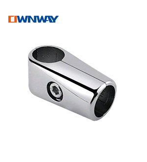 metal 25mm round tube connector with 2 ways HQ035