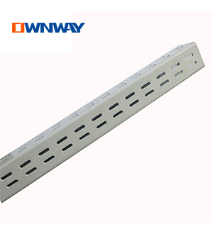 Metal chrome double slotted square channel tube HQZ015