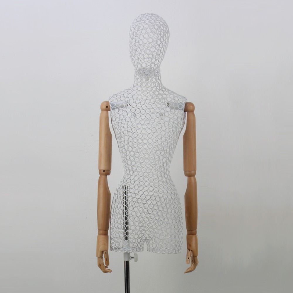 High quality stand fashion female metal wire mannequin HQTS8-H